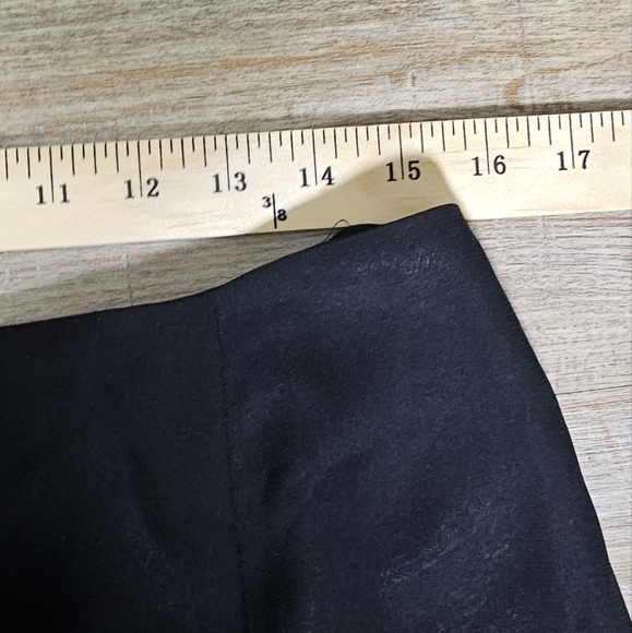 Double Ruffle Layered Black Skirt by Adrianna Papell, Midi, Fit & Flare Size 14 - Picture 9 of 11